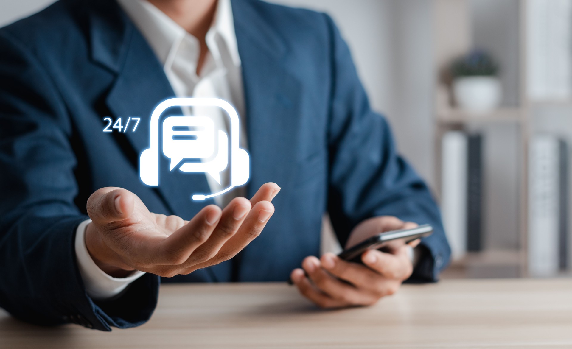 obile screen showing a real estate virtual assistant chatbot in action, answering buyer queries instantly using AI automation.