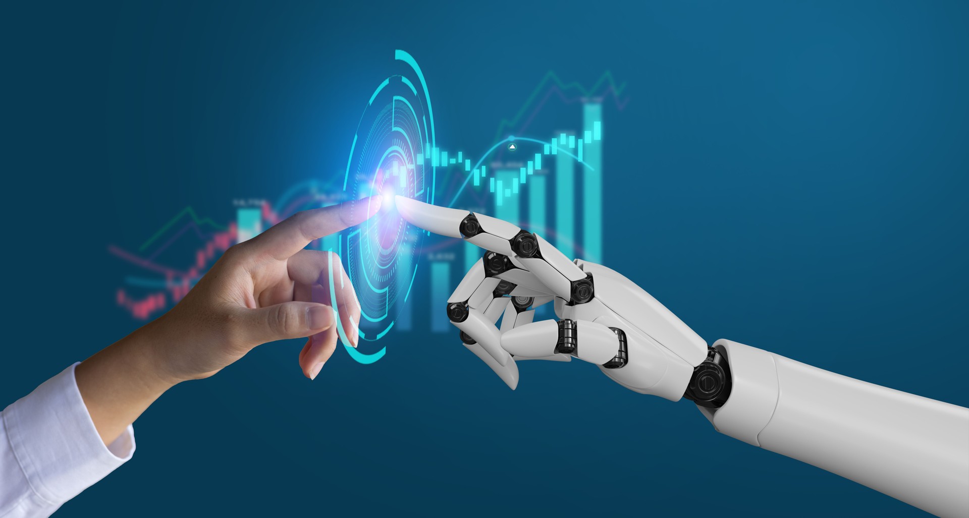 A real estate agent interacting with an AI-powered chatbot interface on a laptop screen, showcasing SmartEdge AI’s 24/7 virtual assistant capabilities.